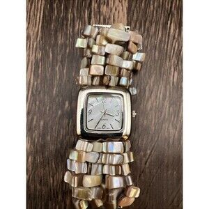 Ladies Multi Strings Beautiful Colorful Stones Watch Working